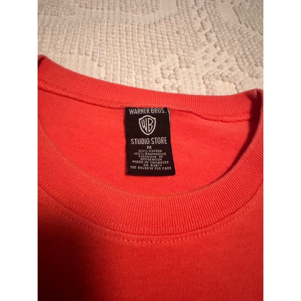 Warner Bros Studio Store Looney Tunes Red T-Shirt M - Picture 3 of 5